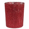 Perfect Decorations Theelichthouder glitter rood (verhuur)