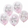 Perfect Decorations Ballon confetti About to pop rose (5 pcs)