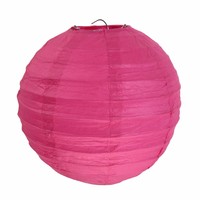 thumb-Lampion fuchsia (2 pièces) diamètre 30 cm-1