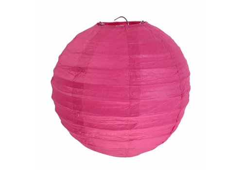 Lampion fuchsia (2 pièces) diamètre 30 cm 