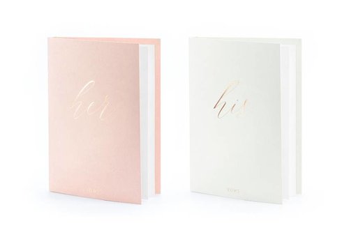 Livre Voeux Mariage "His and Hers" 