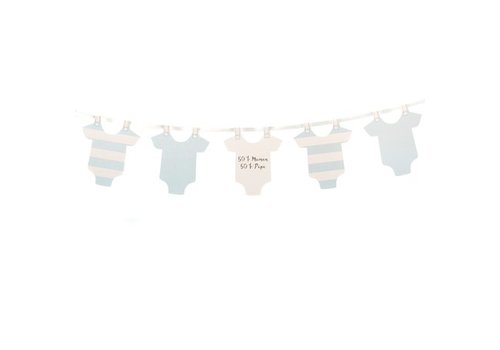 Slinger rompertjes baby blauw 