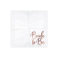 thumb-Servet Bride to be rose (20 stuks)-2