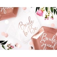 thumb-Servet Bride to be rose (20 stuks)-3