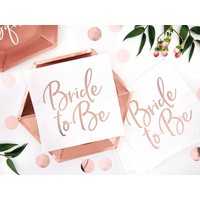 thumb-Servet Bride to be rose (20 stuks)-4