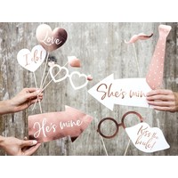 thumb-Photo props wedding rosé  (12 stuks)-2