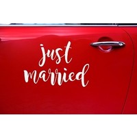 thumb-Autocollant Just Married-2