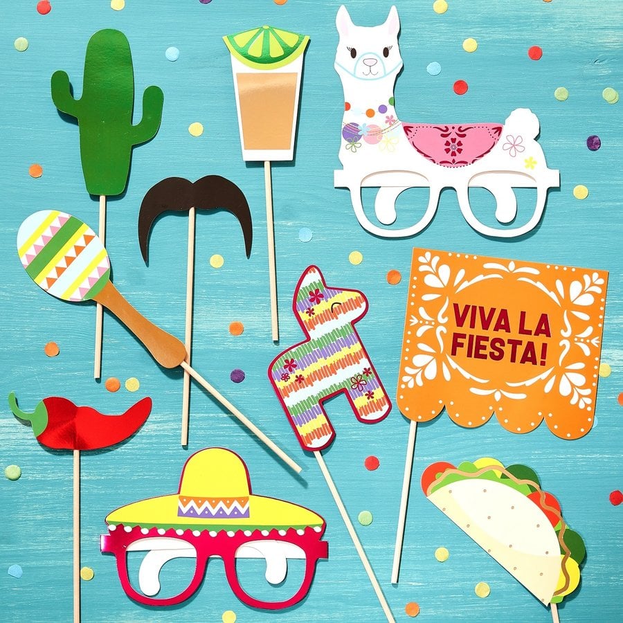 Kit photobooth mexicano 10 pieces-2