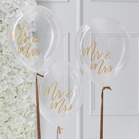 Ballon Mr en Mrs (5 stuks)