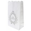 Perfect Decorations Candle Bag wit (6 stuks)