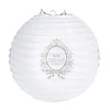 Perfect Decorations Lampion wit (2 stuks)