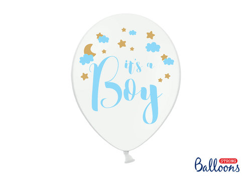 Ballons its a boy blue (6 pièces) 