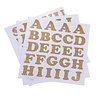 Perfect Decorations Stickers alphabets d'or (71 pcs)