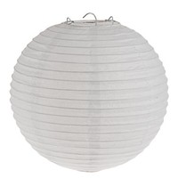 Lampion blanc diamètre 20 cm