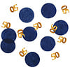 Perfect Decorations Confettis de table or et bleu 50