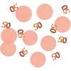 Perfect Decorations Confettis de table corail et rosé or 50