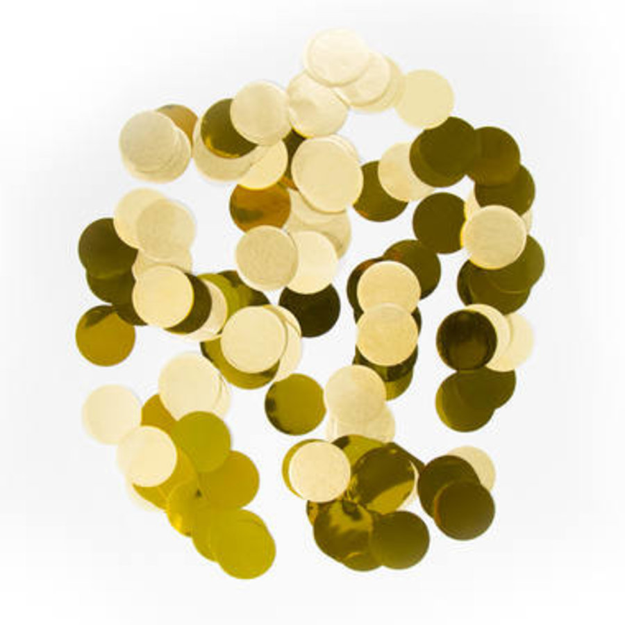 Confettis rond dorés-1