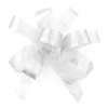 Perfect Decorations Noeud Automatique En Tulle Blanc (5pcs)