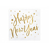 Perfect Decorations Serviettes en papier Happy New Year or (20 pcs)