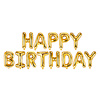 Perfect Decorations Ballon aluminium "Happy Birthday" d'or