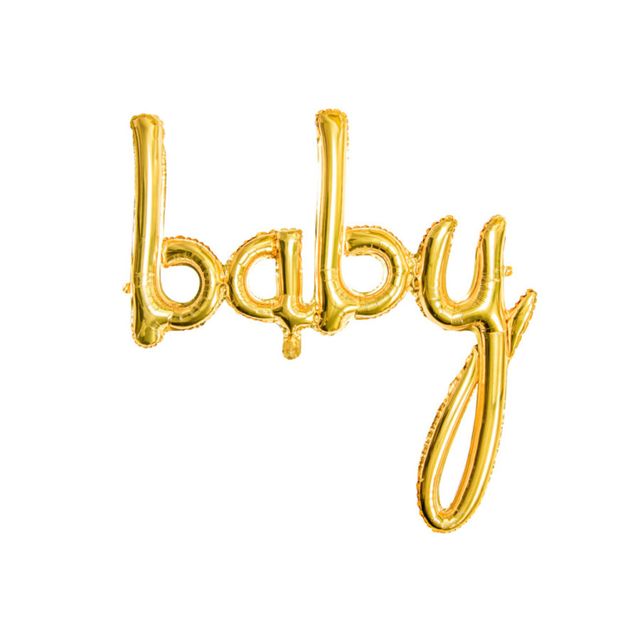 Ballon en aluminium Baby d'or-1