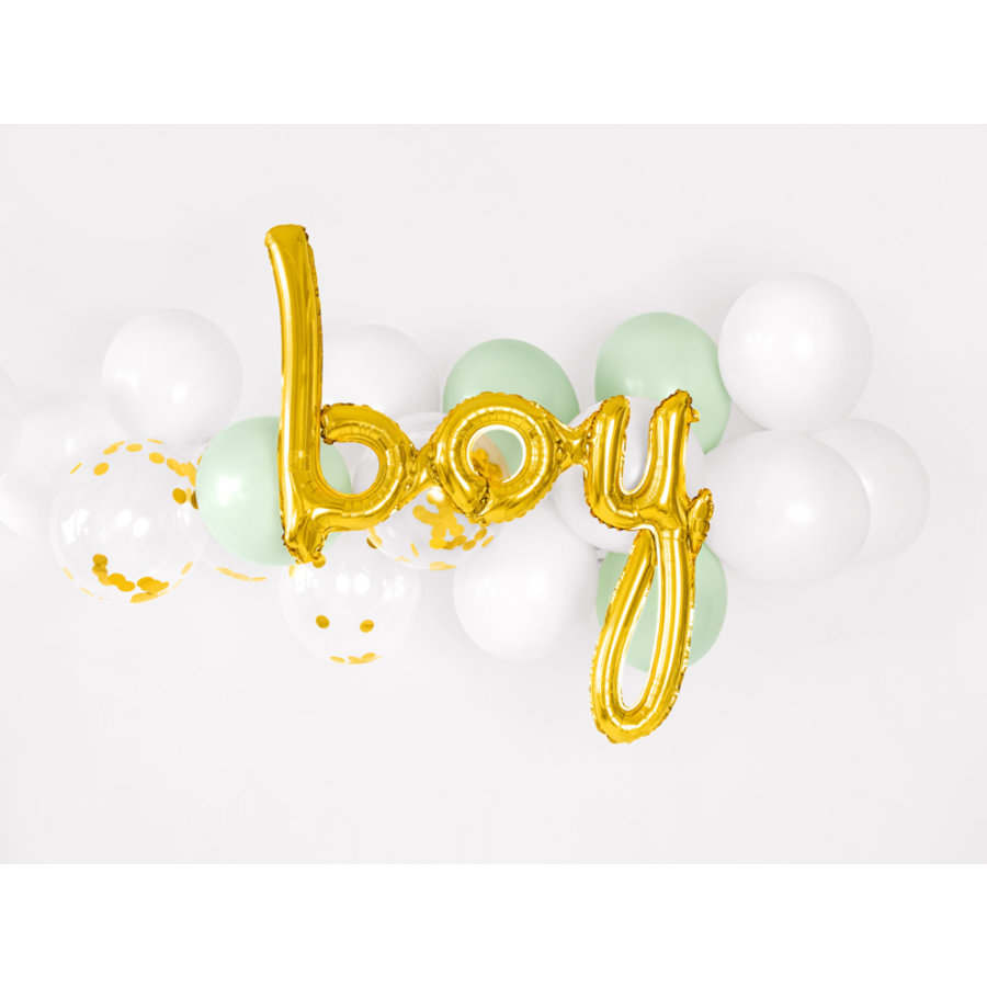 Ballon en aluminium Boy d'or-2