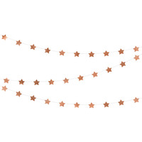 thumb-Guirlande étoile rosé (3,6 m)-1