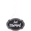 Perfect Decorations Houten Bordje Just Married
