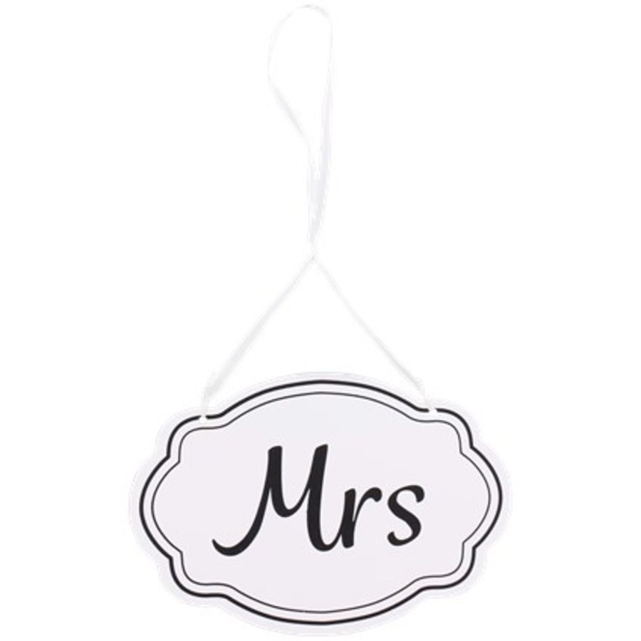 Pancarte bois Mr et Mrs-1