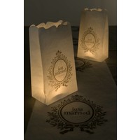 thumb-Candle Bag wit (6 stuks)-2