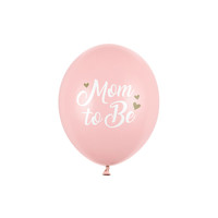 thumb-Ballonen Mom to be roze (6 stuks)-1