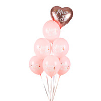 thumb-Ballonen Mom to be roze (6 stuks)-2