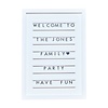 Old School letterbord wit
