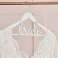 thumb-Cintre Bride en bois-2