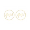 Perfect Decorations Suspensions en bois Mr & Mrs 38cm