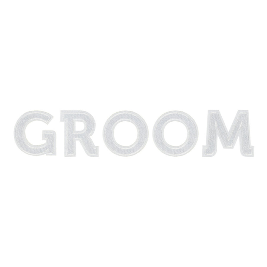 Strijksticker Groom-1