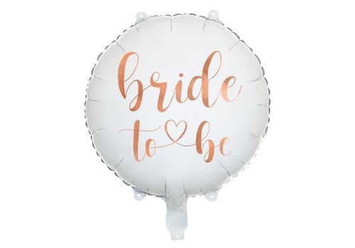 Folieballon Bride to be 