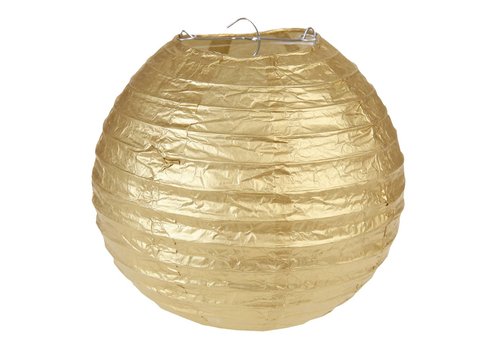 Lampion goud diameter 20 cm 