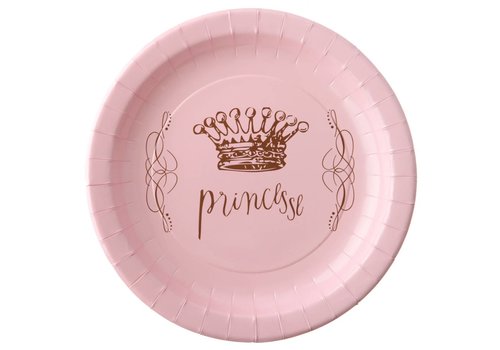 Assiette Princesse rose 