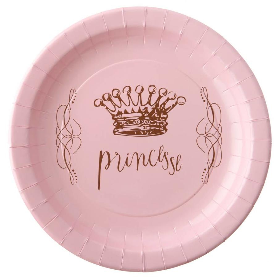 Assiette Princesse rose-1