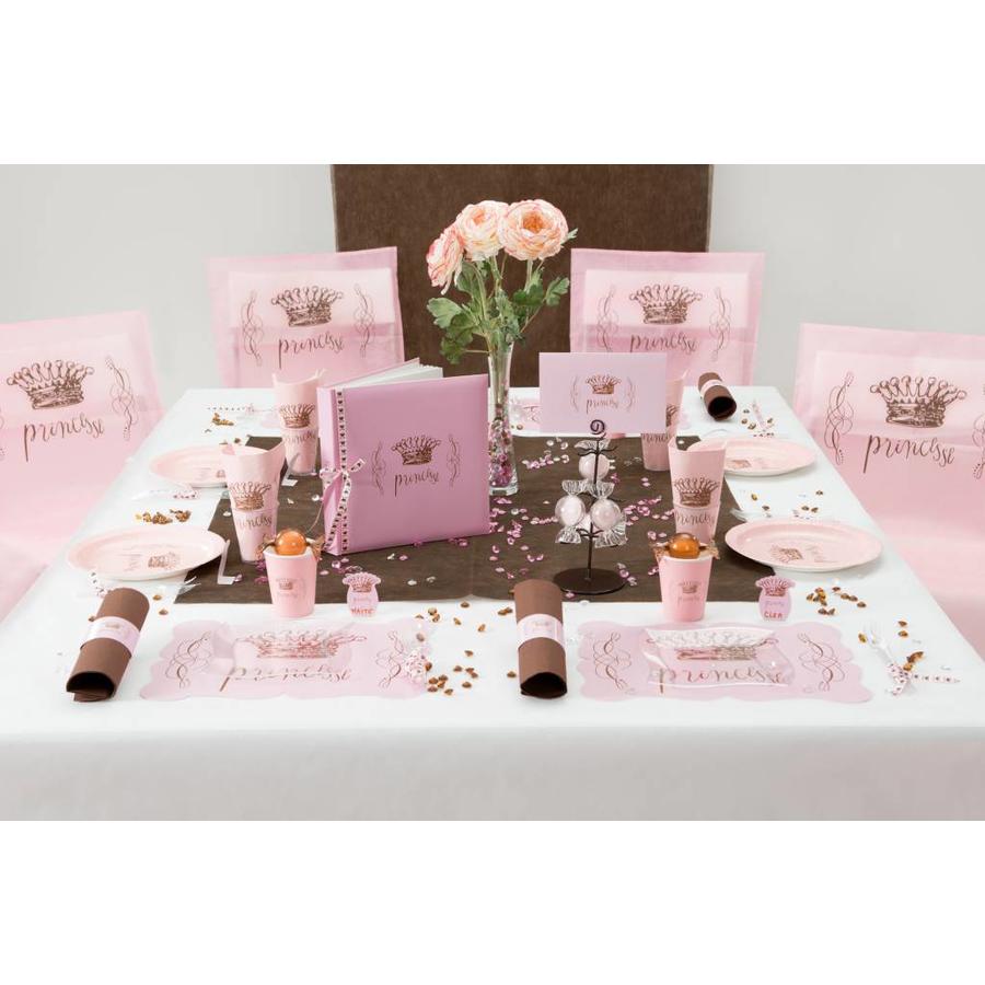 Assiette Princesse rose-2