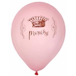 Roze ballonnen prinses (8 stuks)