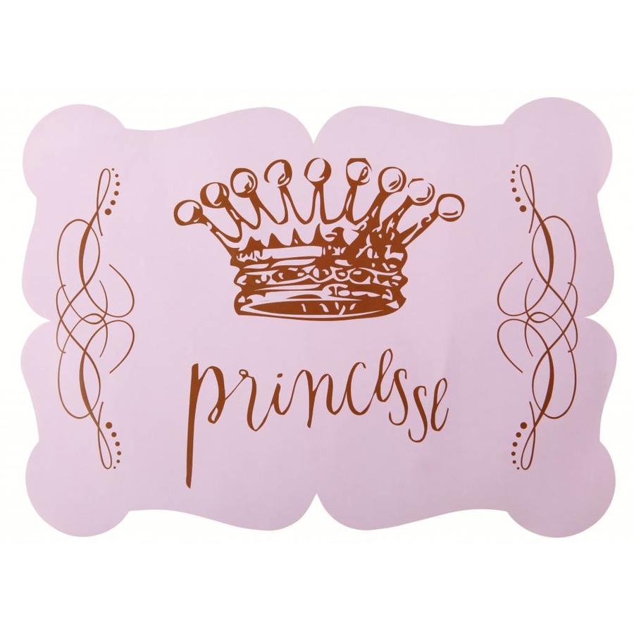 Roze placemats prinses (6 stuks)-1