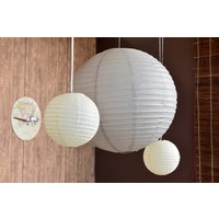 thumb-Lampion grijs (2 stuks) diameter 10 cm-2