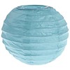 Perfect Decorations Lampion blauw(2 stuks) diameter 10 cm