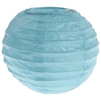 Lampion blauw(2 stuks) diameter 10 cm