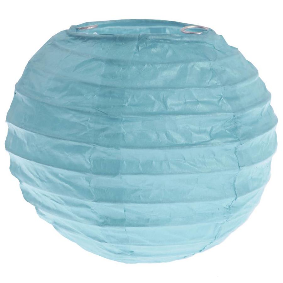 Lampion blauw(2 stuks) diameter 10 cm-1