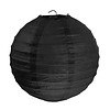 Perfect Decorations Lampion zwart(2 stuks) diameter 10 cm