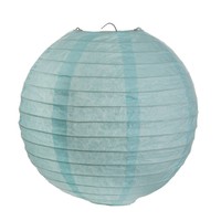 Lampion blauw (2 stuks) diameter 20 cm