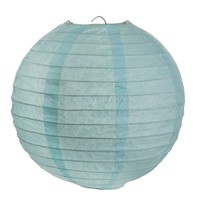 Lampion bleu (2 pièces) diamètre 30 cm